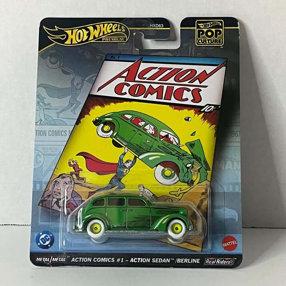 Hot Wheels Pop Culture Action Comics #1 Action Sedan
